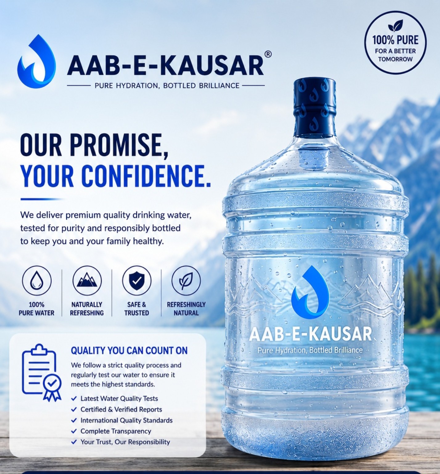 AAB-E-KAUSAR quality and water visual